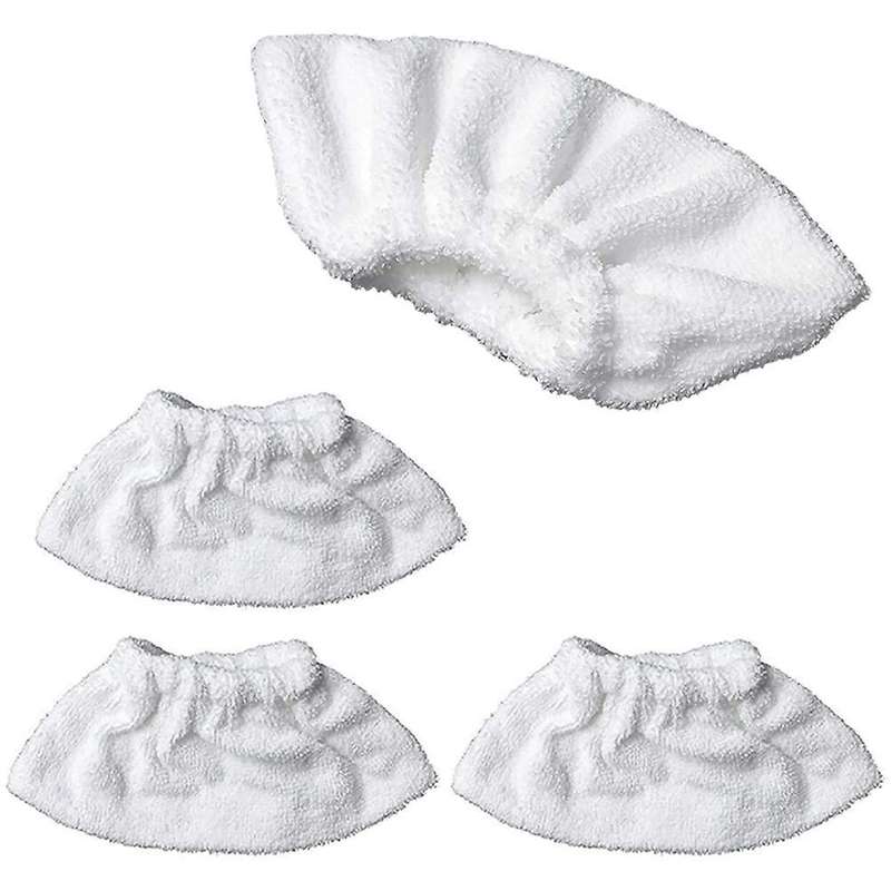 4 Pcs Microfiber Cover Set for Hand Nozzle Karcher Steam Cleaner