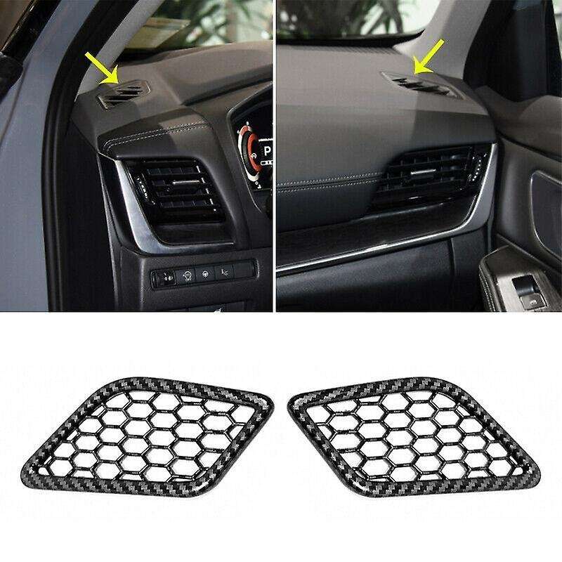 Carbon Fiber Instrument Outlet Vent Trim for Nissan Rogue 2021-2022