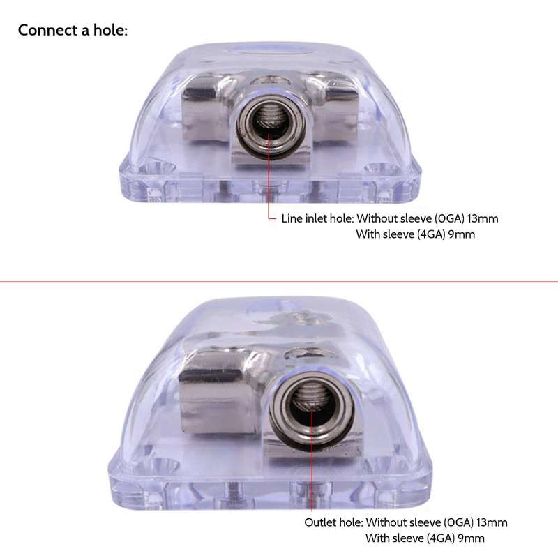 1 In 2 Out Way Power Ground Distributor Blocks Power Distribution