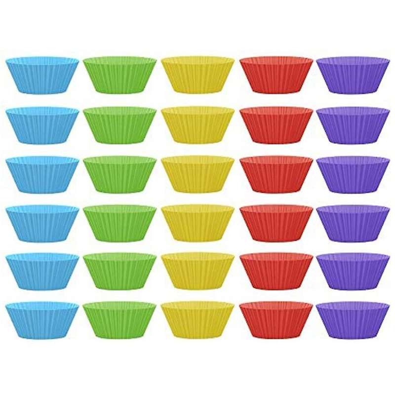 Silicone Baking Cups Reusable Cupcake Liner for Baking Cupcake Mold
