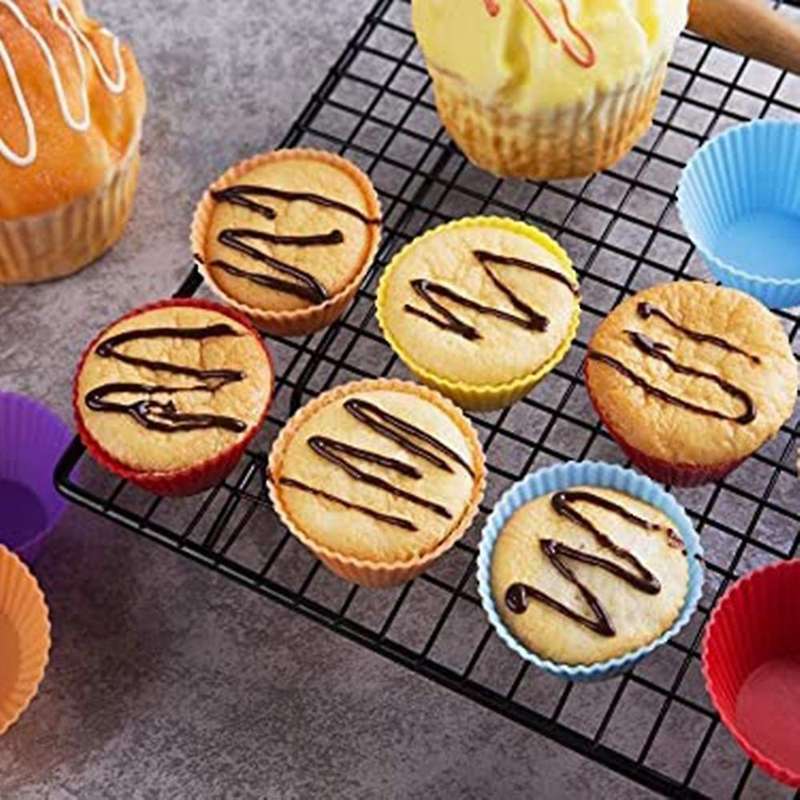 Silicone Baking Cups Reusable Cupcake Liner for Baking Cupcake Mold