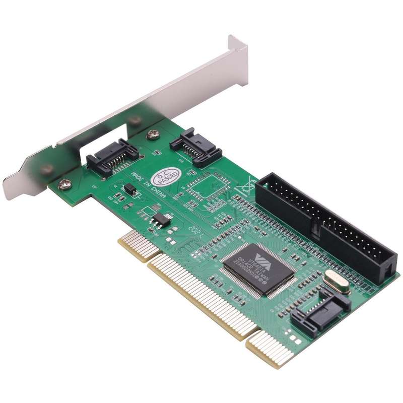 4 Port Sata Pci Expansion Card &ide Via Vt6421a Chipset