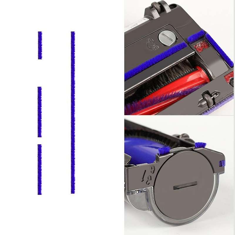 4pcs Plush Strips for Dyson Dc V6 Cleaner Roller Head Plush Strips