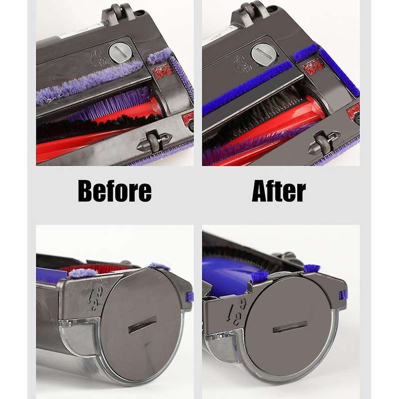 4pcs Plush Strips for Dyson Dc V6 Cleaner Roller Head Plush Strips