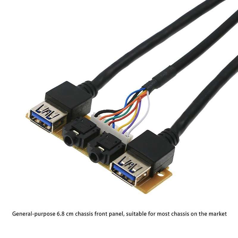 60cm Panel Usb3.0+usb3.0+hd Audio Jack Ports I/o Board+internal Wire
