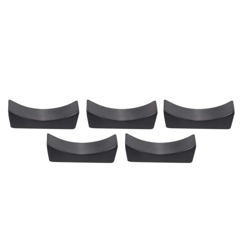 5 Pcs Stainless Steel Chopsticks Rest Holder,table Decor,black