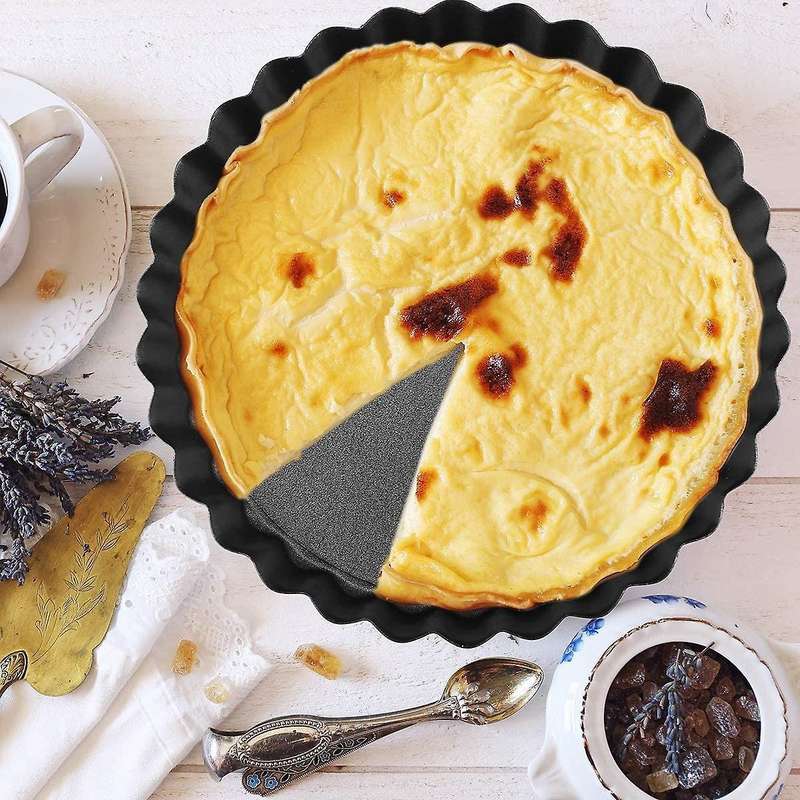 Tart Pan Set Of 6,small Non-stick 4-inch Quiche Pan Removable Bottom