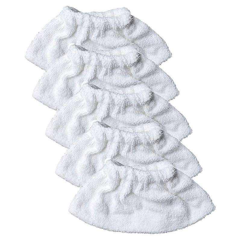 5 Pcs Steam Brush Iron Parts Floor Cleaning Cloth for Karcher Sc2 Sc3