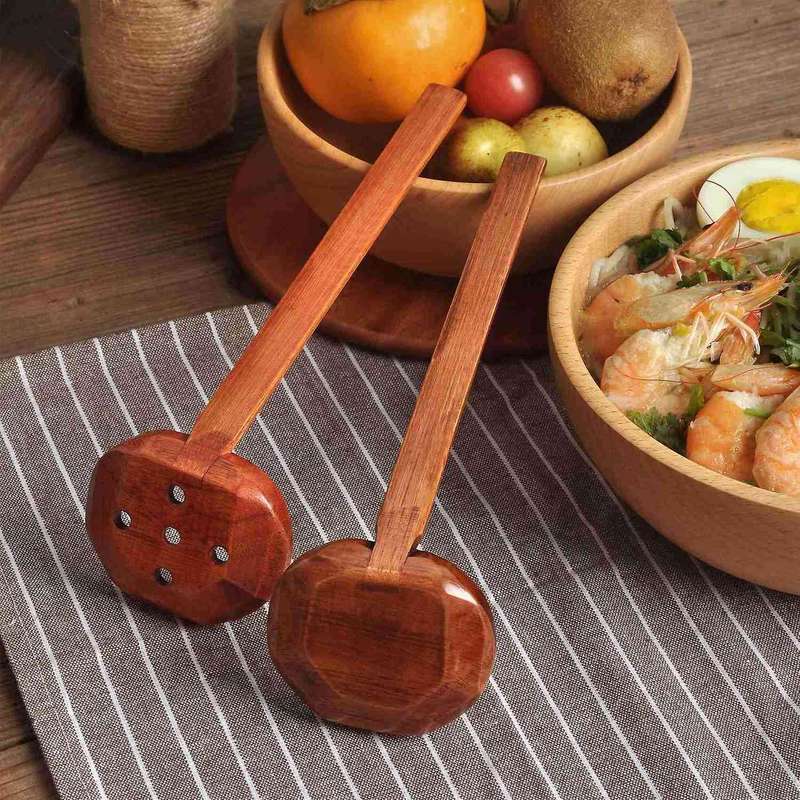 3 Pcs Handmade Wooden Spoons Serving Spoon Suitable for Porridge
