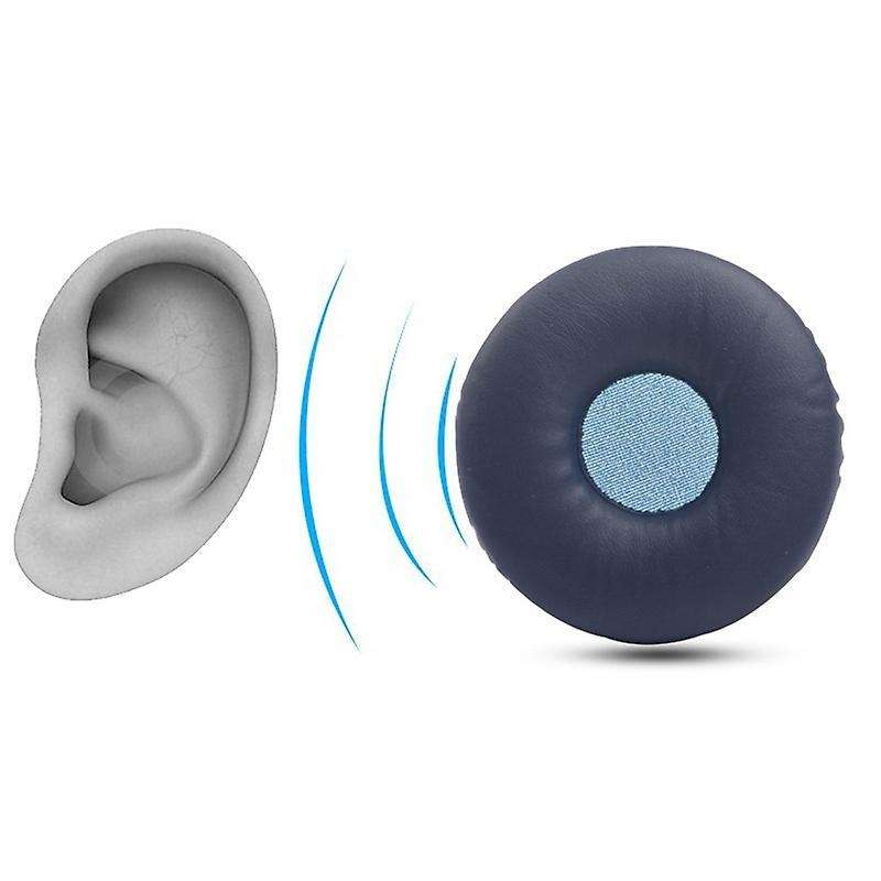 Ear Pads Replaceable Earphone Accessories 75mm Sleeve Black