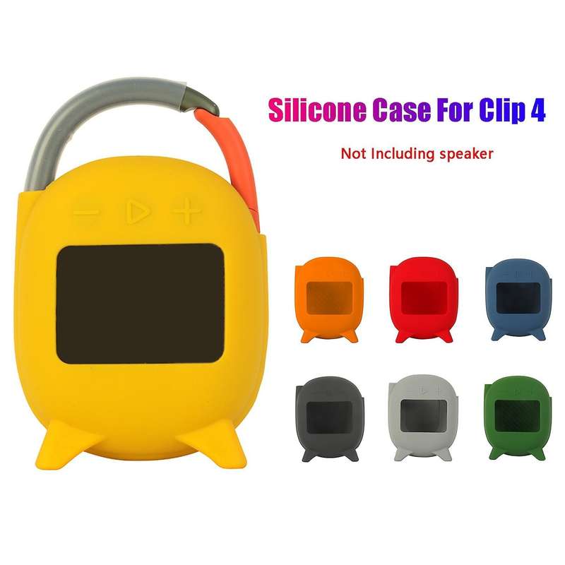 For Jbl Clip4 Silicone Case Protective Cover Shell Anti-fall (blue)