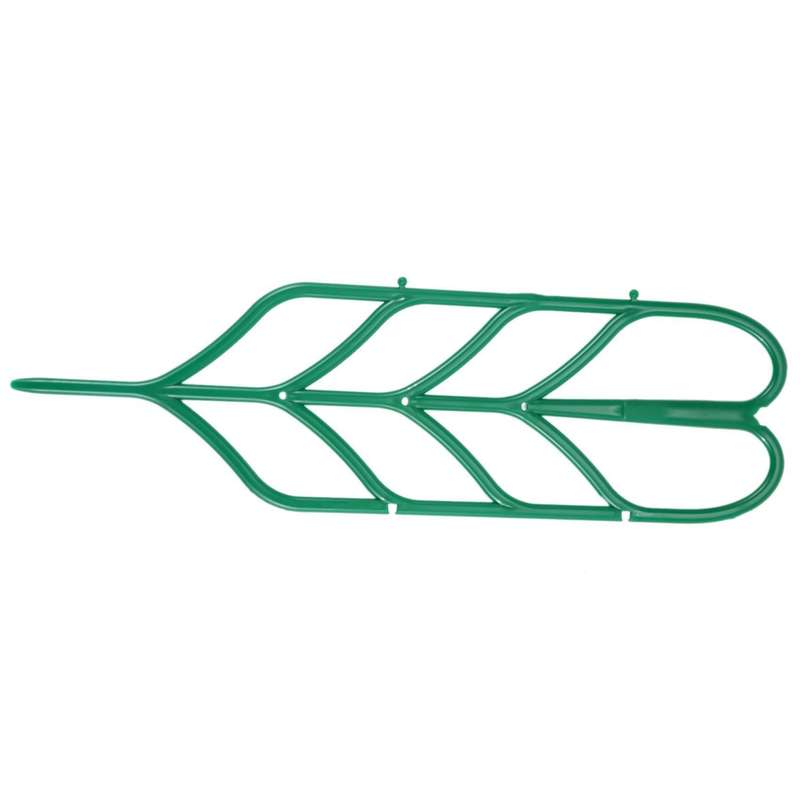 6pcs Mini Diy Leaf Shape Garden Trellis Plants Lattice Pots Supports