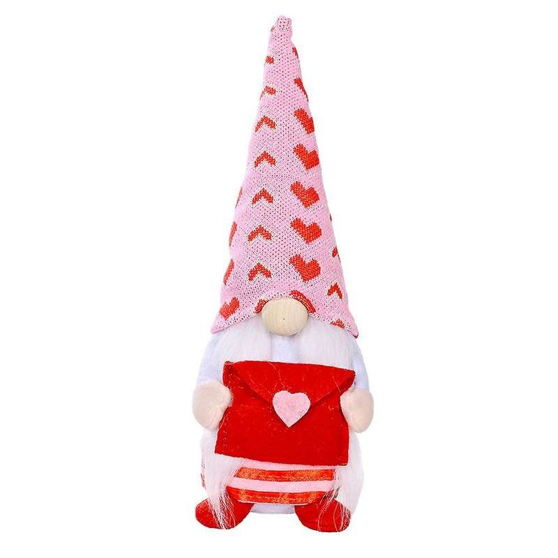 Mr & Mrs Handmade Swedish Tomte Stuffed Gnomes Plush Doll Ornaments,a