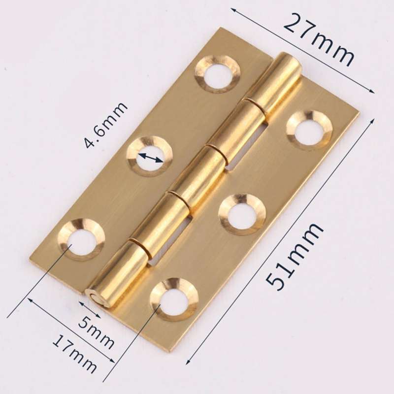 4 Pieces Of Solid Brass Hip Hinge 5.1 Cm Suitable for Cabinet Doors