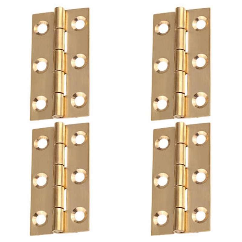 4 Pieces Of Solid Brass Hip Hinge 5.1 Cm Suitable for Cabinet Doors