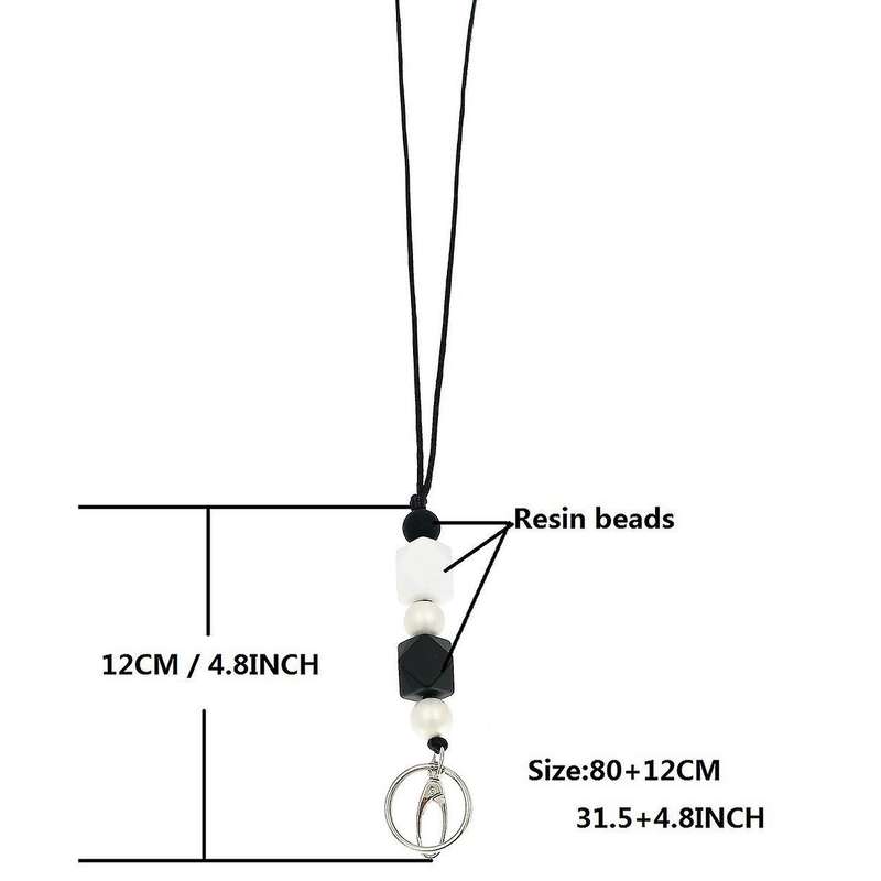 2 Pcs Badge Lanyards Suitable for Teachers Nurses Staff Students
