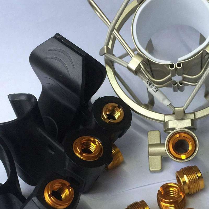 Threaded Nut Screw Adapters Microphone Clip Holder Nut Adapters