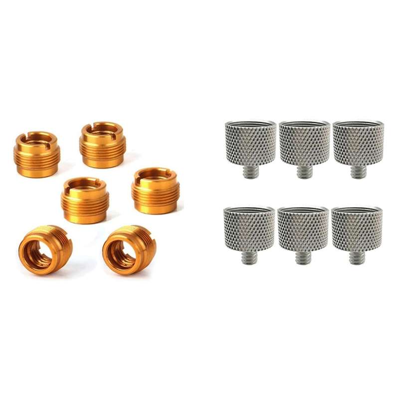 Threaded Nut Screw Adapters Microphone Clip Holder Nut Adapters