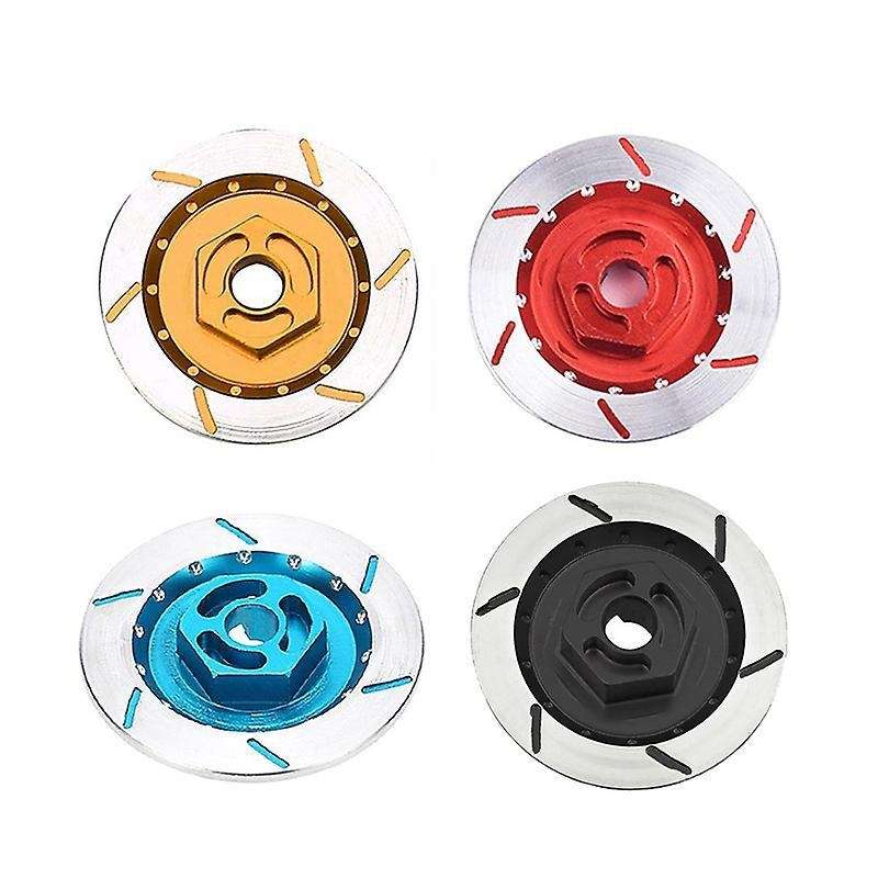 4pcs Disc Brake Caliper Assembly Set for Mn86 Rc Car Parts Black