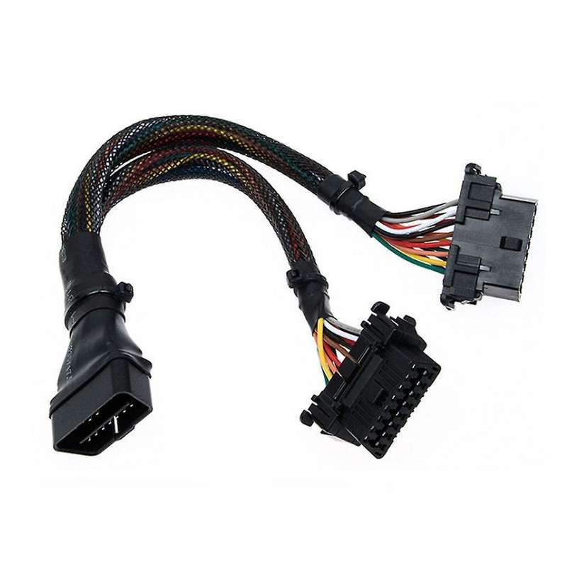 1x Male and 2x Female Extension Cable Adapter (1ft/30cm) (1pack)