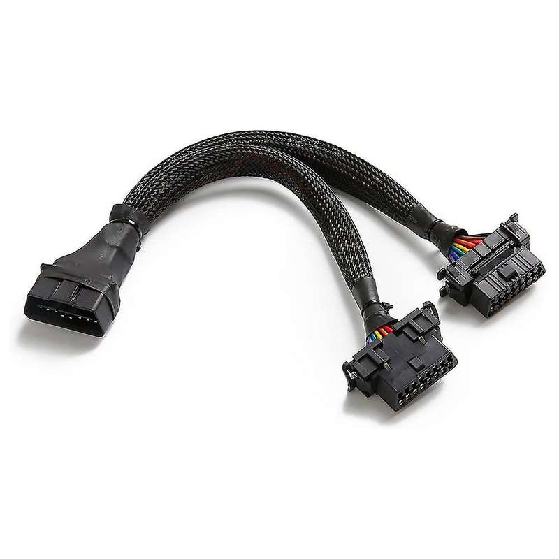 1x Male and 2x Female Extension Cable Adapter (1ft/30cm) (1pack)