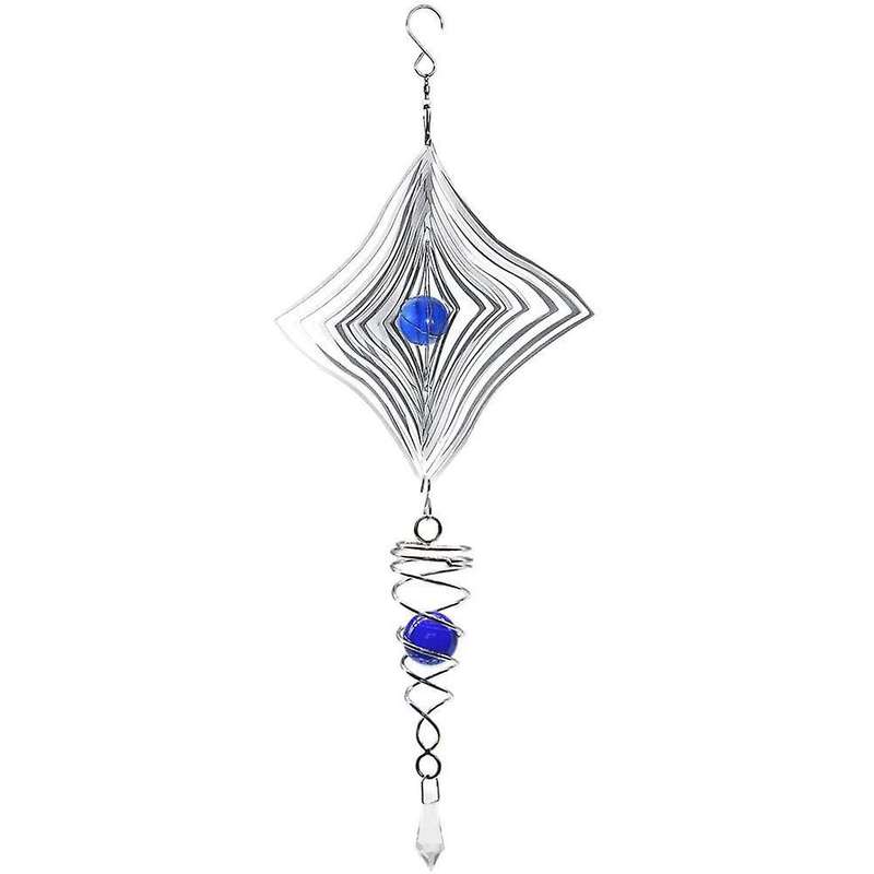 Metal 3d Wind Spinner Suit Indoor Outdoor Garden Decoration