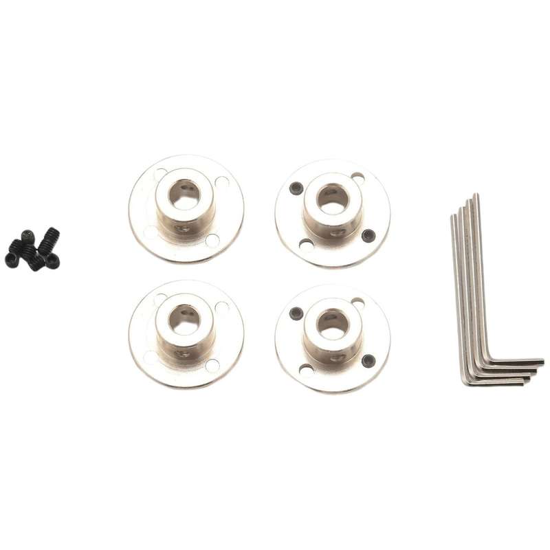 8mm Flange Coupling Connector, Guide Steel Model Coupler (4 Pack)