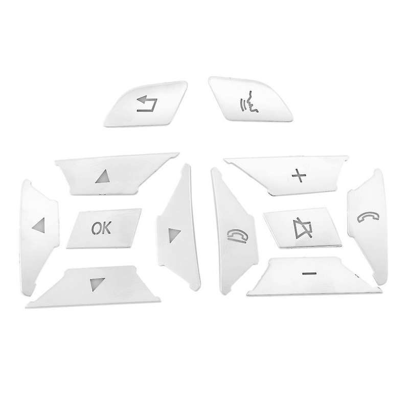 Car Steering Wheel Button Stickers Cover Trim for Mercedes Benz