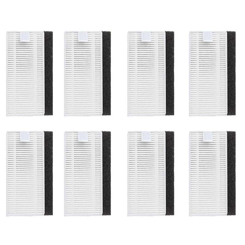 8 Pcs Hepa Filter for Conga 1090 Robot Vacuum Cleaner Parts