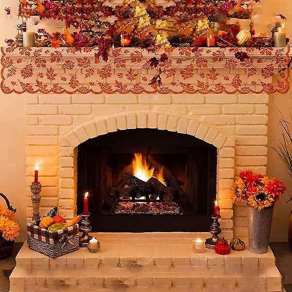 2pcs Thanksgiving Table Runner Table Decorations,for Dinner Party