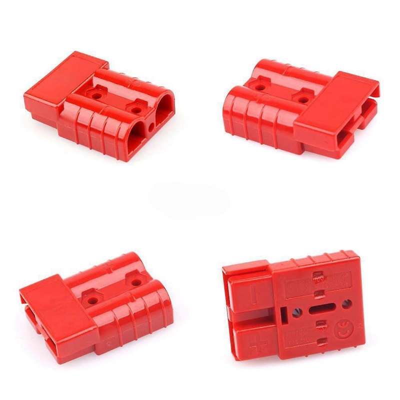 50a 600v Pair Plug Battery Trailer Durable Quick Connector Kit