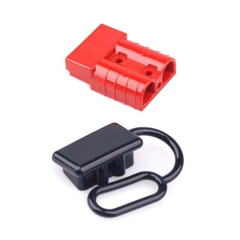50a 600v Pair Plug Battery Trailer Durable Quick Connector Kit