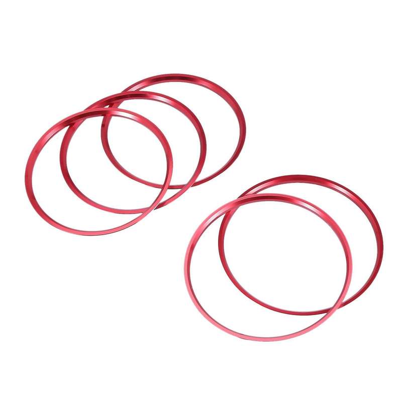 5pcs Car Air Vent Outlet Ring Trim for Benz Amg A B Class Cla Gla