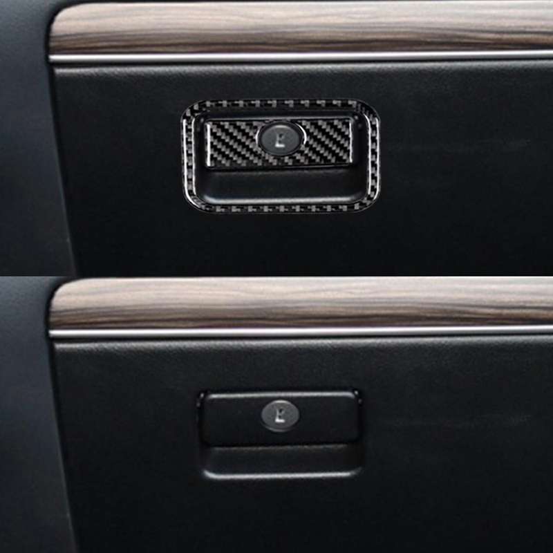 Car Passenger Seat Storage Box Trim Frame Cover Decals Stickers
