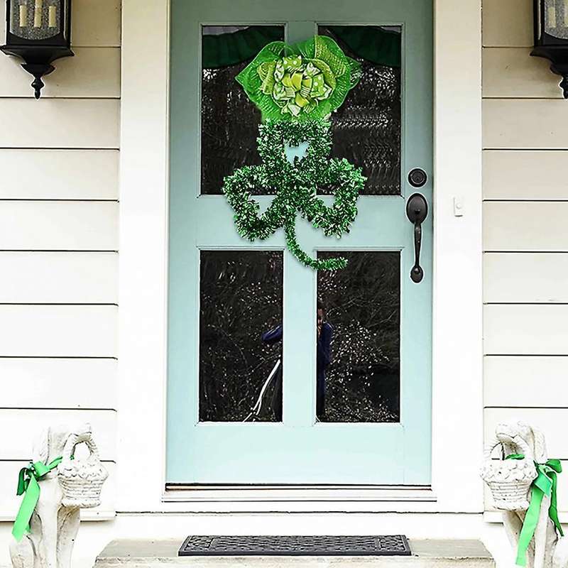 St. Patrick's Day Green Garland Irish Door and Home Wall Decorations