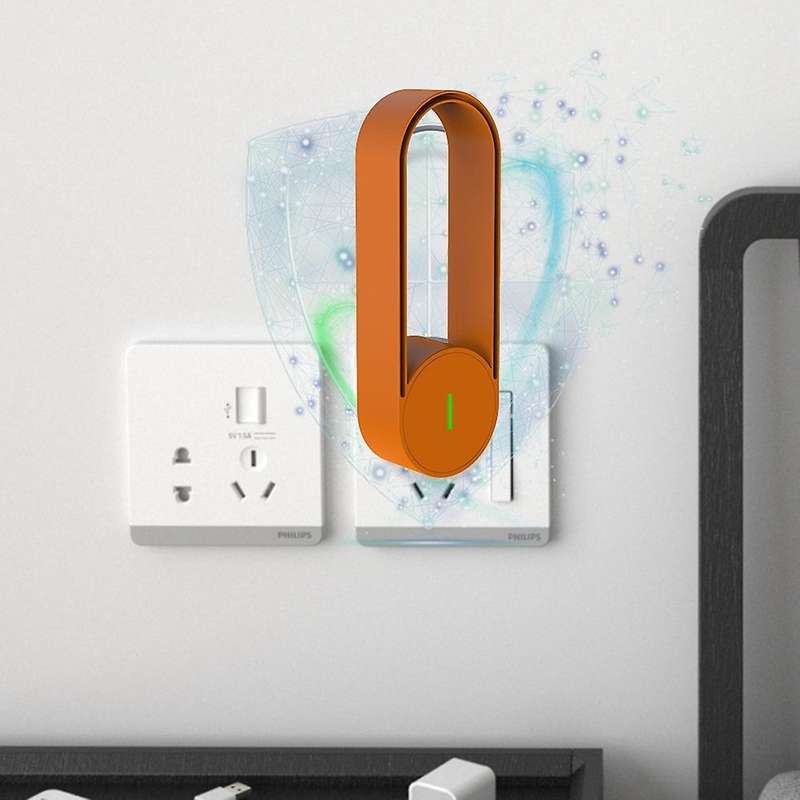 20 Million Negative Ion Usb Air Purifier for Area 31-40,orange