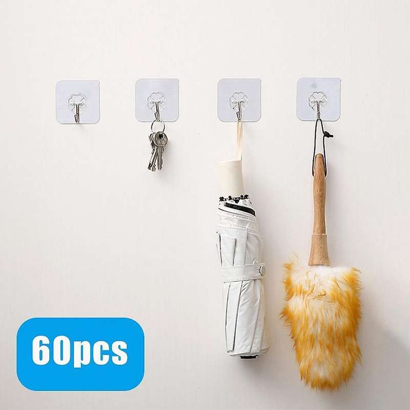 Punch-free Non-marking Hook Strong Transparent Waterproof Sticker