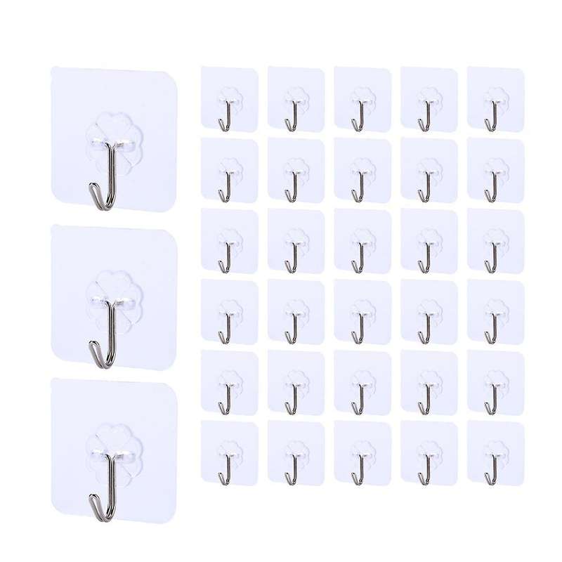 Punch-free Non-marking Hook Strong Transparent Waterproof Sticker