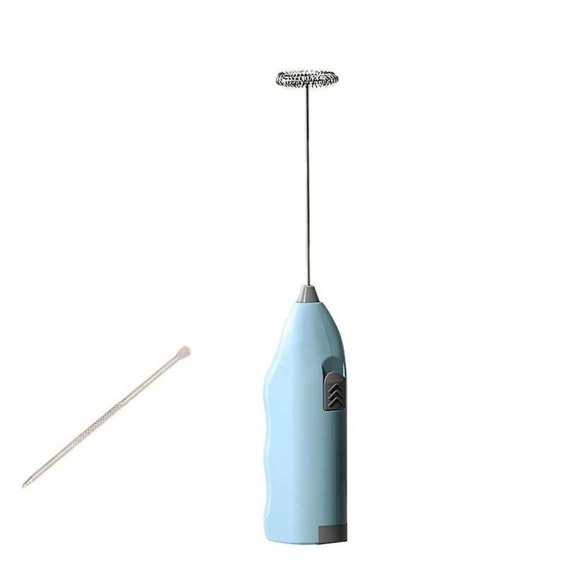 Gadgets Creamy Chocolate Cappuccino Electric Milk Frother Blue
