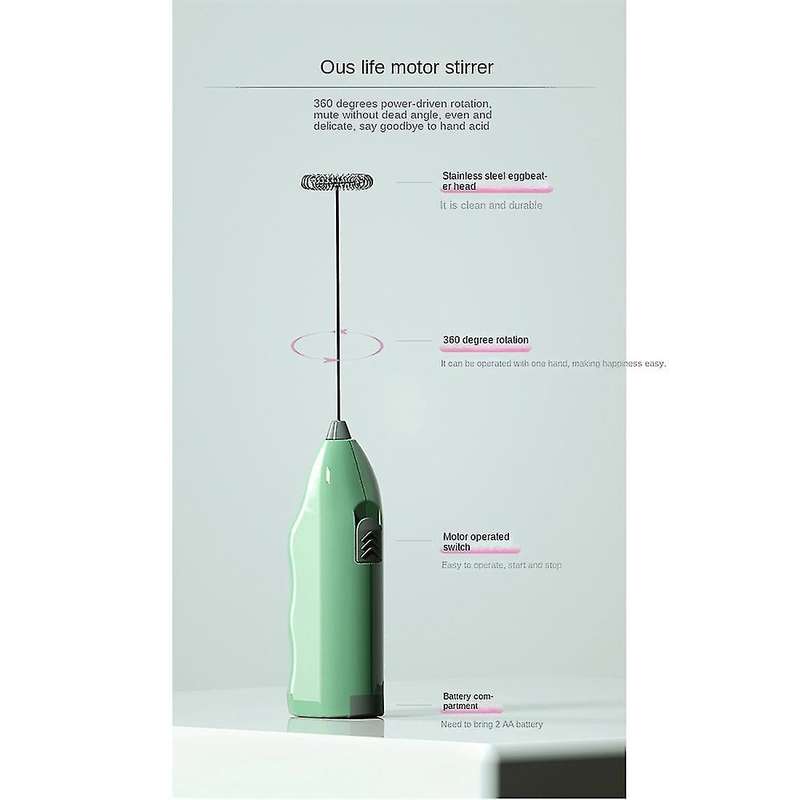 Gadgets Creamy Chocolate Cappuccino Electric Milk Frother Blue