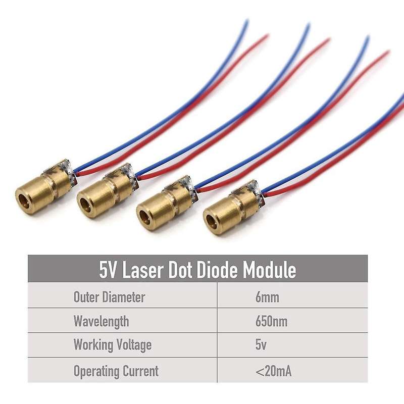 Laser-diode, 30pcs Mini Red-laser Diode-laser, 5v 650nm 5mw