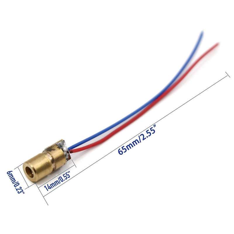 Laser-diode, 30pcs Mini Red-laser Diode-laser, 5v 650nm 5mw