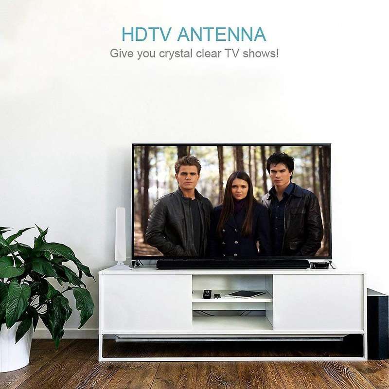 Indoor Digital Hdtv Antenna Tv 50 Miles Range Radius Amplifier Dvb-t2