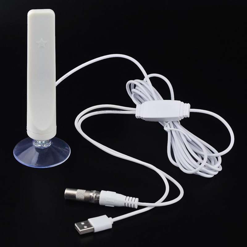 Indoor Digital Hdtv Antenna Tv 50 Miles Range Radius Amplifier Dvb-t2