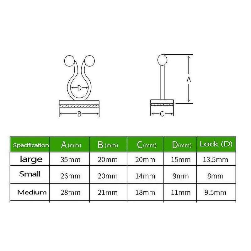150 Pcs Plant Climbing Wall Fixture Clips, 3 Different Size