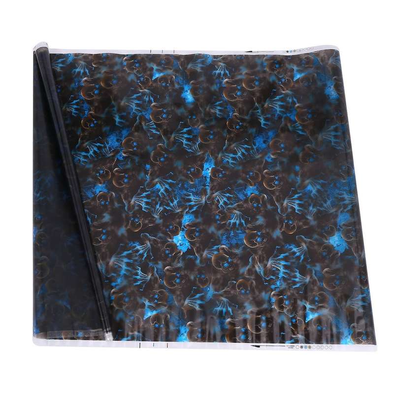 Blue Eyes Water Transfer Skull Film Pva Dipping Hydrographics 0.5mx2m