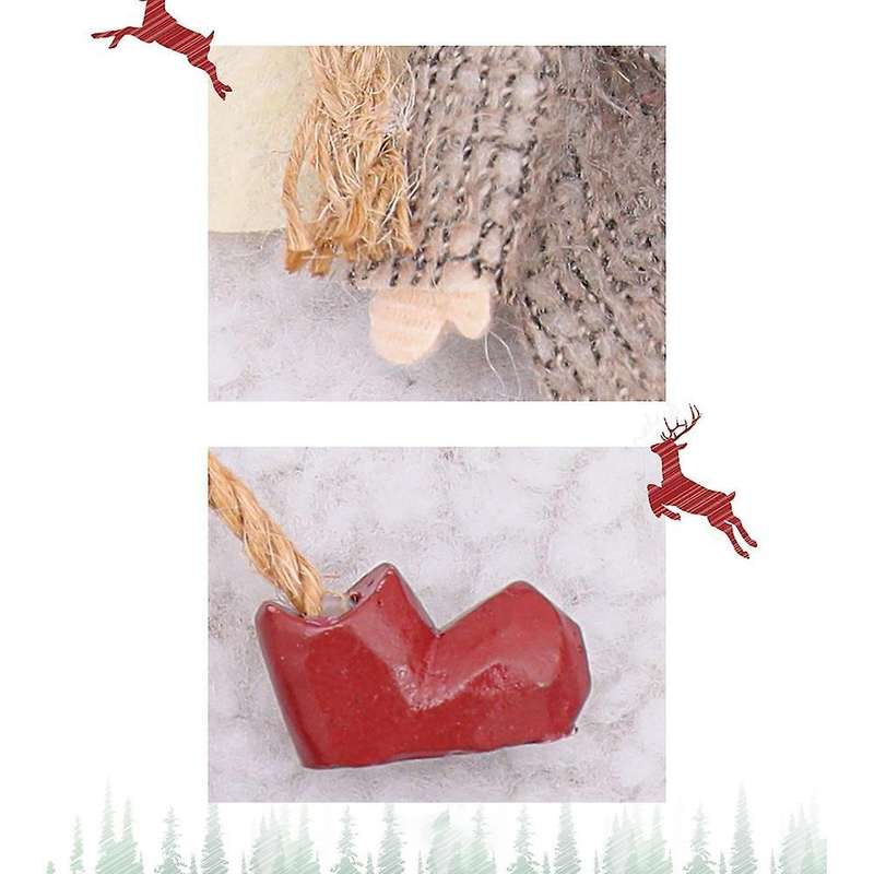 Angel Doll Ornaments Merry Christmas Decorations Gray Skirt Girl