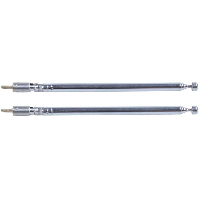 Replacement 49cm 6 Sections Telescopic Antenna Aerial for Radio Tv