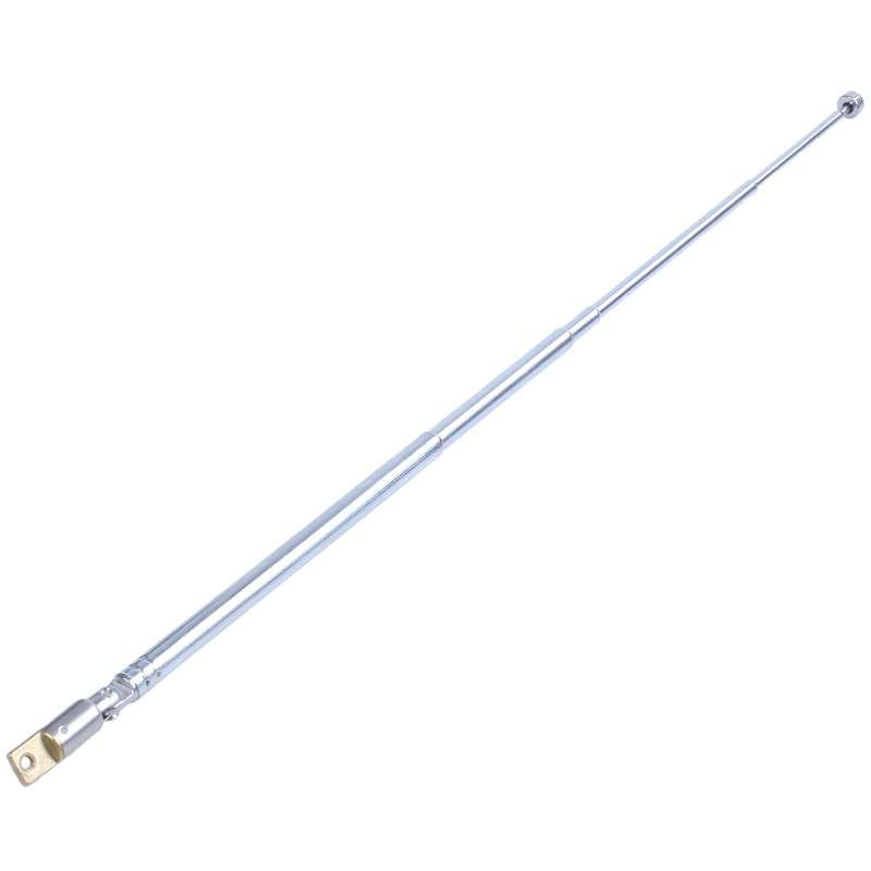 Replacement 49cm 6 Sections Telescopic Antenna Aerial for Radio Tv