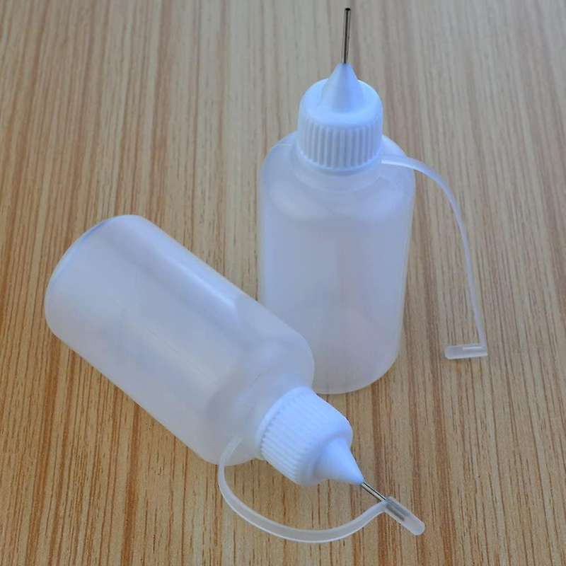 10pcs 30ml Plastic Squeezable Tip Applicator Bottle for Glue Diy